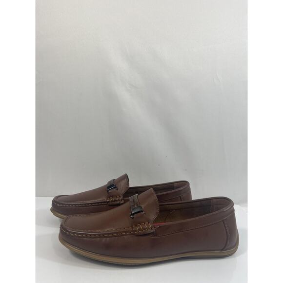 Aston Marc MADRID-01-TAN Shoes Mens Size 11 Brown Slip On Loafers Casual New Box main image 10